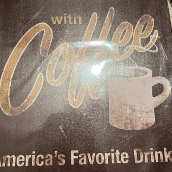 New Deco Get More Out Of Life With Coffee Metal Tin Sign Wall Decor Art 8x12 - Picture 3 of 3